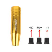 Load image into Gallery viewer, Brand New Universal 13CM JDM MUGEN Gold Manual Transmission shifter 5&amp;6 Speed Shift Knob