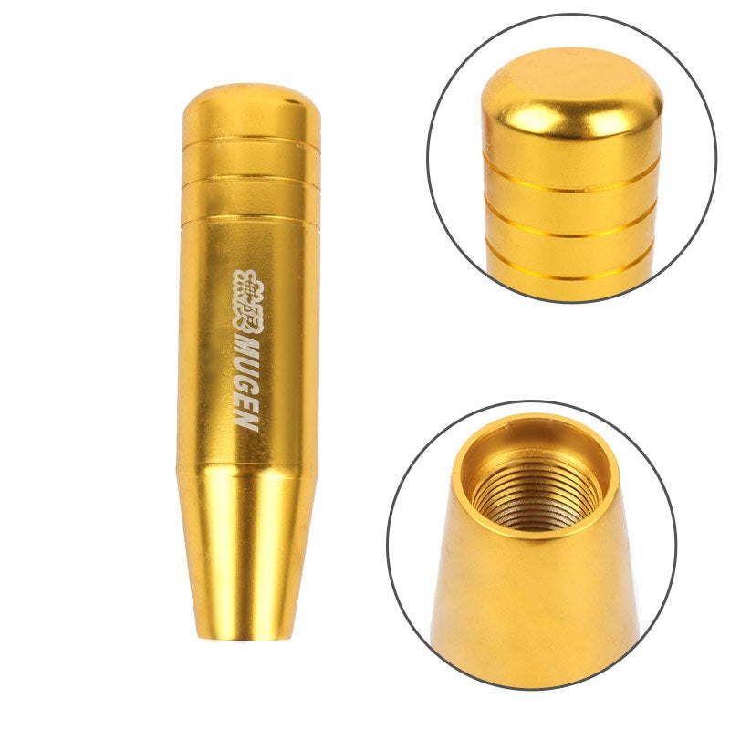 Brand New Universal 13CM JDM MUGEN Gold Manual Transmission shifter 5&6 Speed Shift Knob