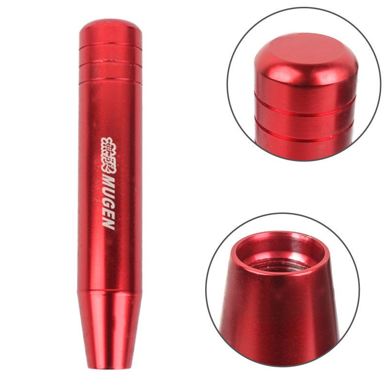 Brand New Universal 18CM JDM MUGEN Red Manual Transmission shifter 5&6 Speed Shift Knob