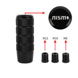 Brand New Universal Nismo Black Aluminum Manual Gear Stick Shift Knob Shifter Lever Head