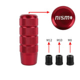 Brand New Universal Nismo Red Aluminum Manual Gear Stick Shift Knob Shifter Lever Head