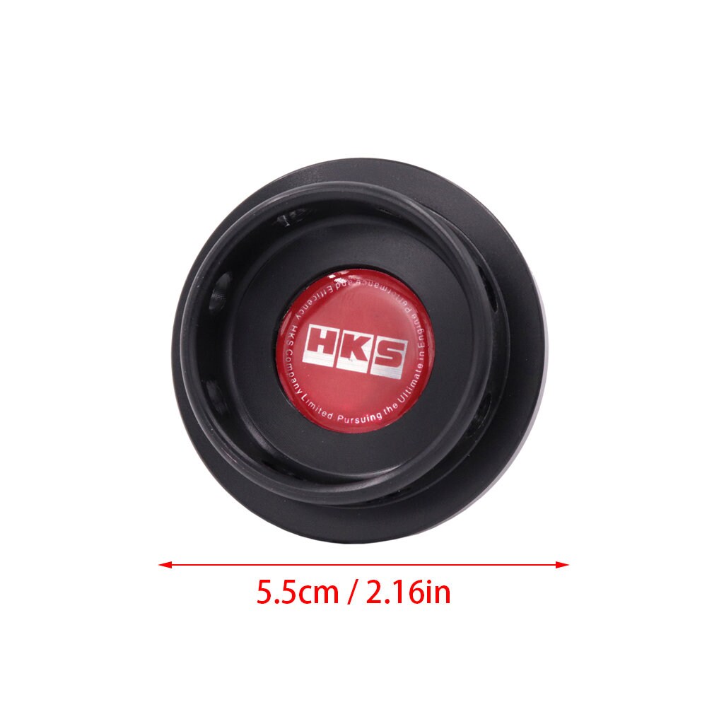 Brand New HKS Black Engine Oil Fuel Filler Cap Billet For Toyota