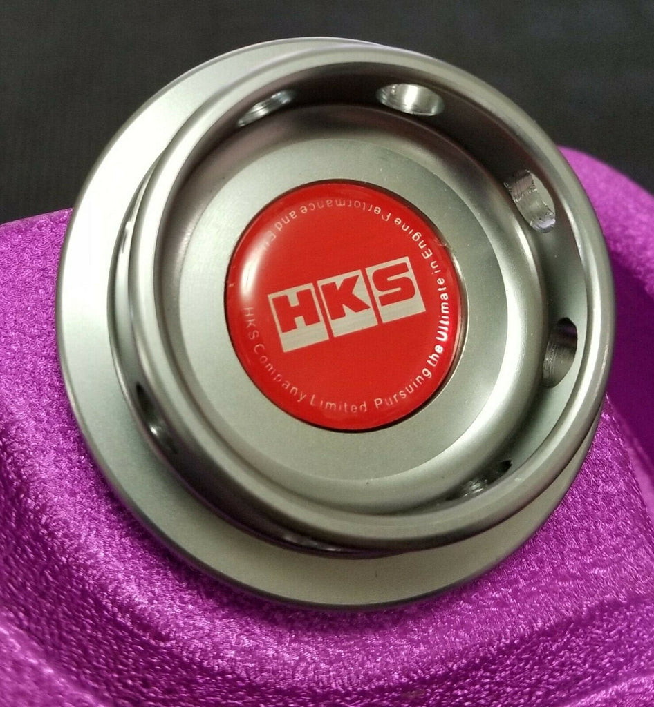 Brand New HKS Gunmetal Engine Oil Fuel Filler Cap Billet For Toyota