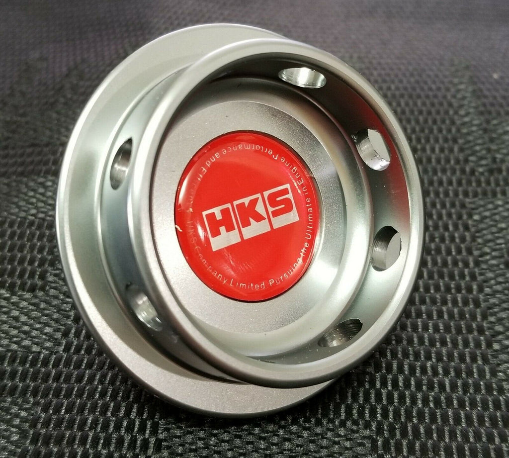 Brand New HKS Gunmetal Engine Oil Fuel Filler Cap Billet For Toyota