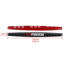 Load image into Gallery viewer, Brand New 4PCS Mazda Real Carbon Fiber Anti Scratch Badge Car Door Handle Cover Trim