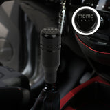 Brand New 1PCS Momo Black Aluminum Universal Automatic Car Gear Shift Knob Lever Shifter M8 M10 M12