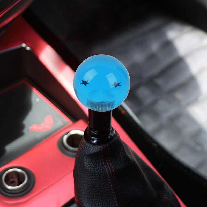 Brand New 2 Star Blue Dragon ball Z Custom 54mm Shift Knob M8x1.25 M10x1.5 M10x1.25 M12x1.25