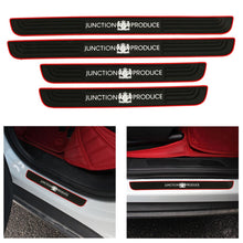 Load image into Gallery viewer, Brand New 4PCS Universal Junction Produce Red Rubber Car Door Scuff Sill Cover Panel Step Protector