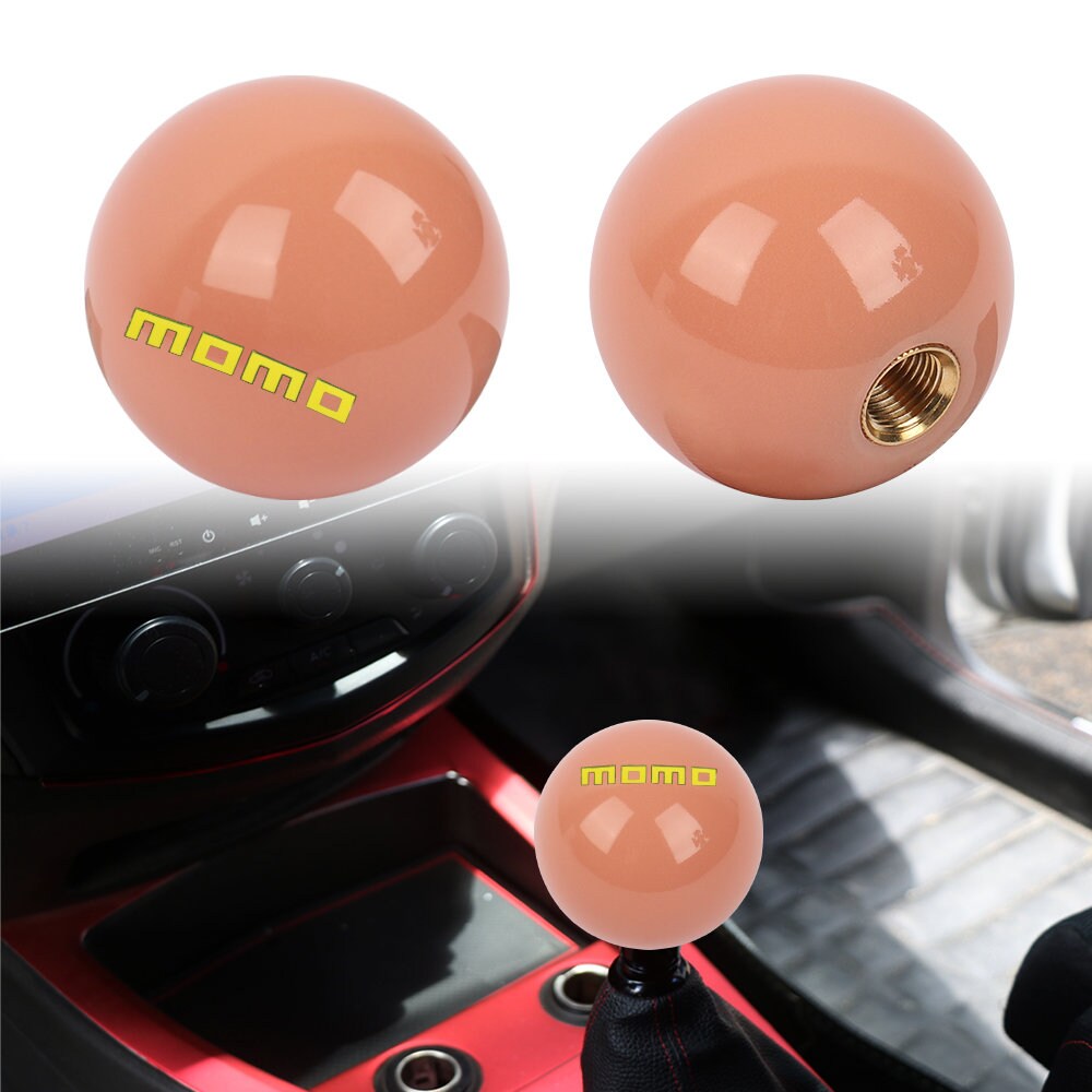 Brand New Universal Momo JDM Glow In The Dark Red Round Ball Shift Knob For Toyota Scion Wrx Subaru M12X1.25 M8 M10 M12 Thread