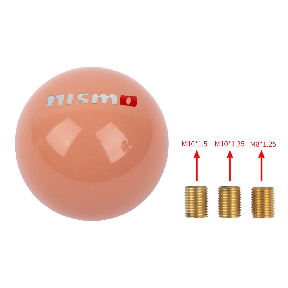 Brand New Universal Nismo JDM Glow In The Dark Red Round Ball Shift Knob For Toyota Scion Wrx Subaru M12X1.25 M8 M10 M12 Thread