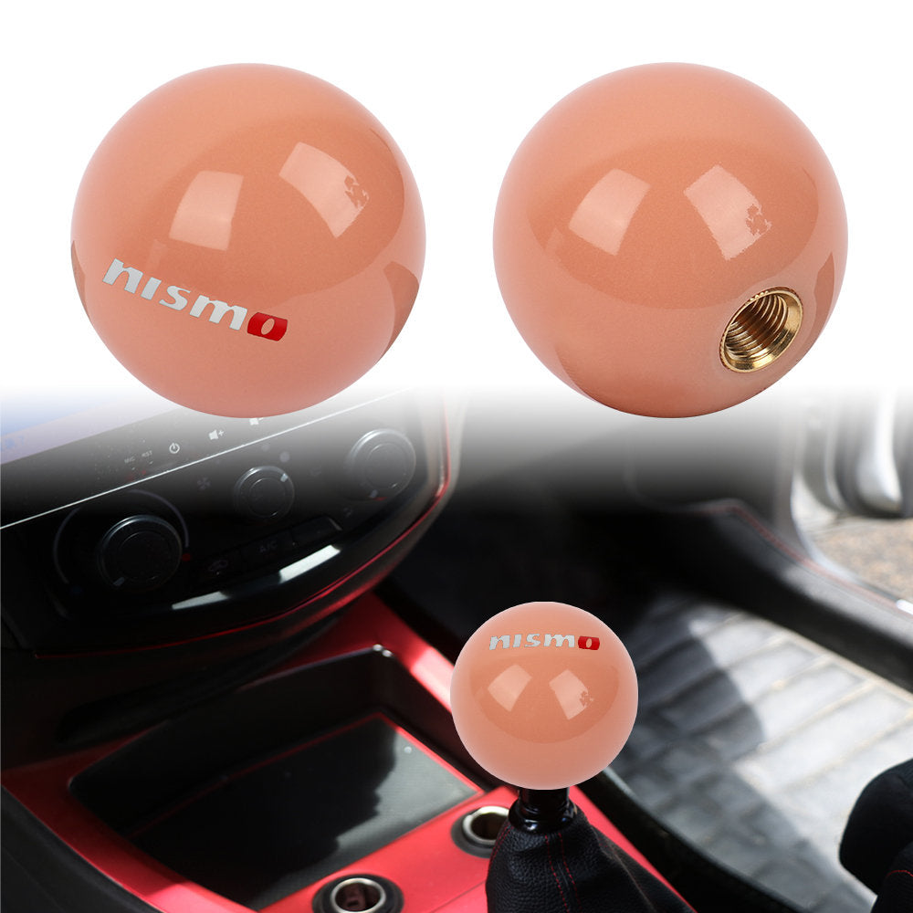 Brand New Universal Nismo JDM Glow In The Dark Red Round Ball Shift Knob For Toyota Scion Wrx Subaru M12X1.25 M8 M10 M12 Thread