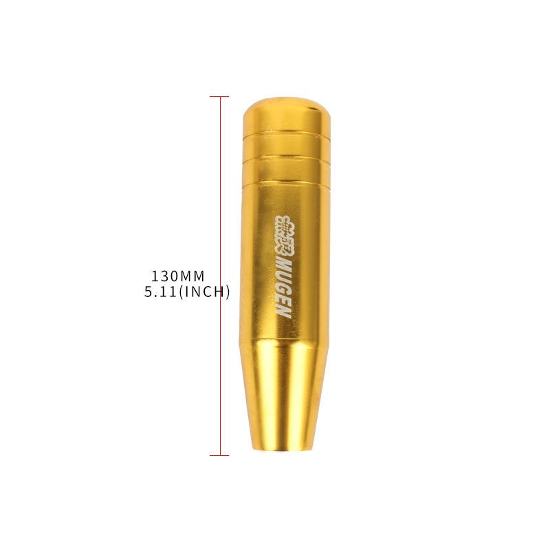 Brand New Universal 13CM JDM MUGEN Gold Manual Transmission shifter 5&6 Speed Shift Knob