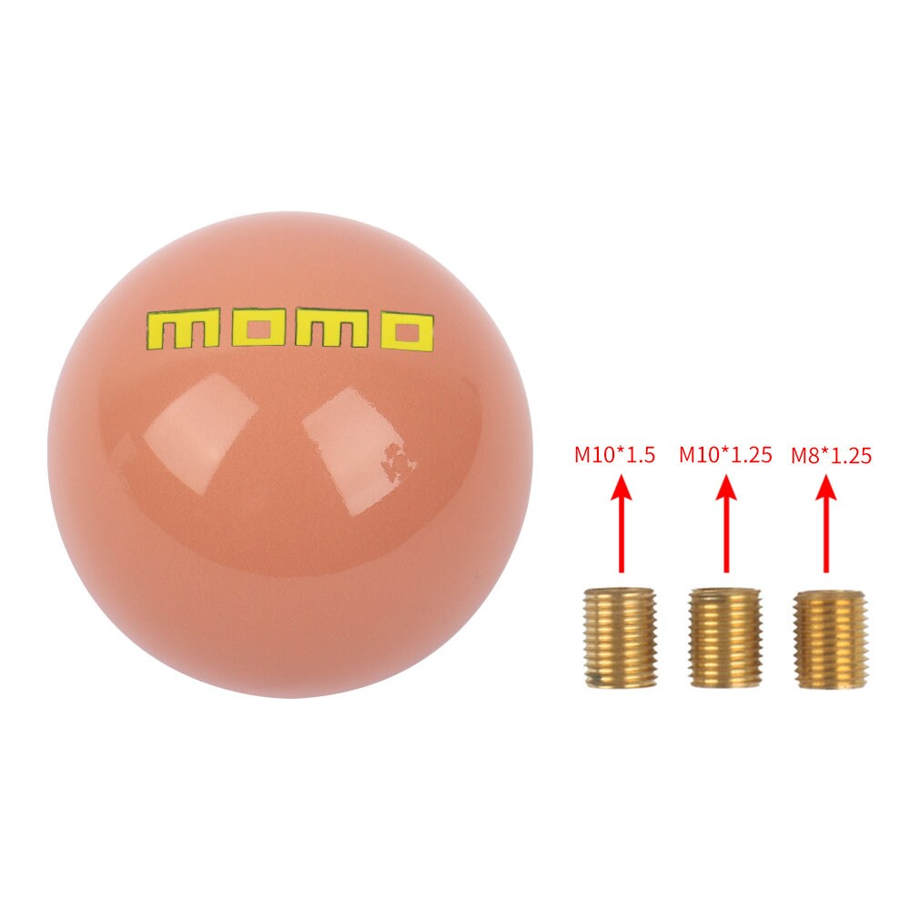 Brand New Universal Momo JDM Glow In The Dark Red Round Ball Shift Knob For Toyota Scion Wrx Subaru M12X1.25 M8 M10 M12 Thread