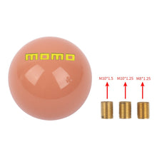 Load image into Gallery viewer, Brand New Universal Momo JDM Glow In The Dark Red Round Ball Shift Knob For Toyota Scion Wrx Subaru M12X1.25 M8 M10 M12 Thread