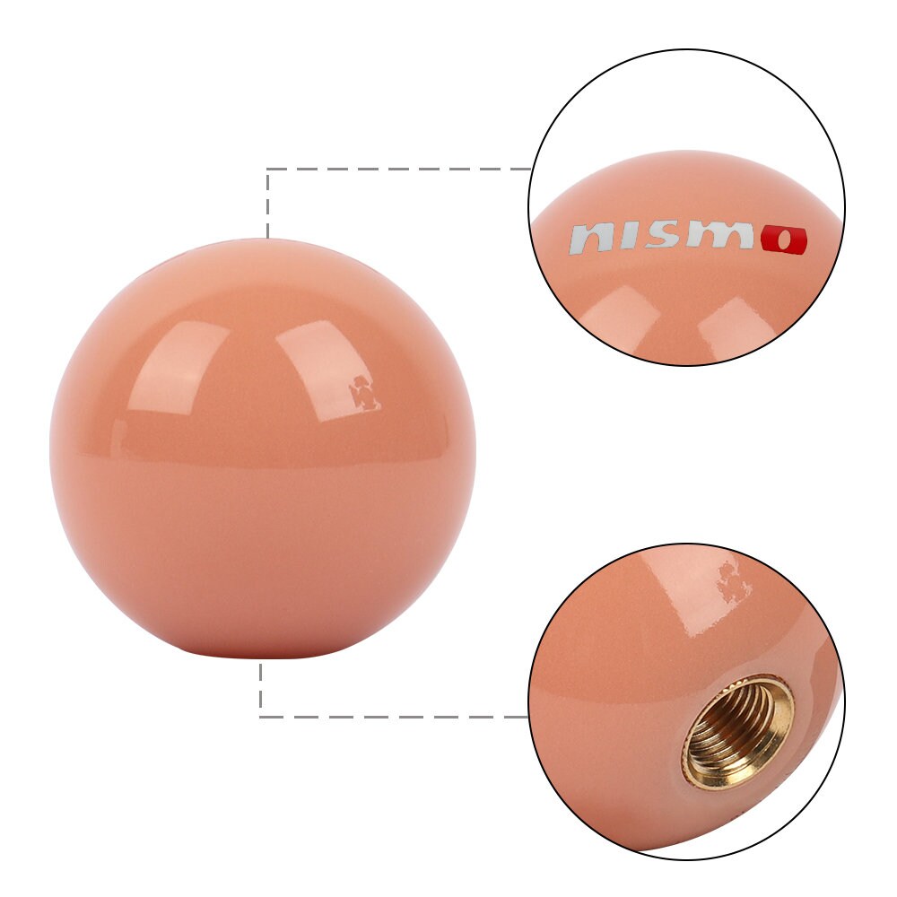 Brand New Universal Nismo JDM Glow In The Dark Red Round Ball Shift Knob For Toyota Scion Wrx Subaru M12X1.25 M8 M10 M12 Thread