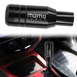 Brand New Universal JDM Momo Aluminum Black Automatic Gear Stick Shift Knob Lever Shifter