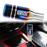 Brand New Universal JDM BRIDE Aluminum Burnt Blue Automatic Gear Stick Shift Knob Lever Shifter