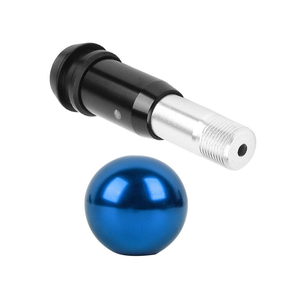 Brand New Universal Blue Aluminum Round Ball Shift Knob Manual Car Racing Gear Shifter M8 M10 M12