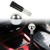 Brand New Universal Silver Aluminum Round Ball Shift Knob Manual Car Racing Gear Shifter M8 M10 M12