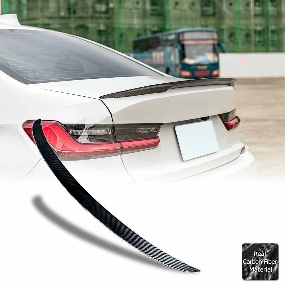 BRAND NEW 2019-2023 BMW 320i 330i M340i G20 M4 Type Real Carbon Fiber Rear Trunk Spoiler