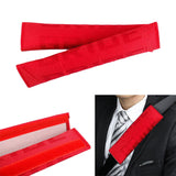 Brand New 2PCS BRIDE Racing Red Gradation Seat Belt Cover Shoulder Pads Fabric Racing Seat Material