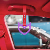 Brand New Devil Demon Heart Purple JDM TSURIKAWA Ring Subway Train Bus Handle Strap Charm Drift