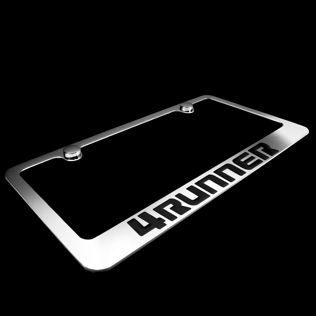 Brand New 1PCS 4RUNNER Chrome Plated Brass License Plate Frame Officially Licensed