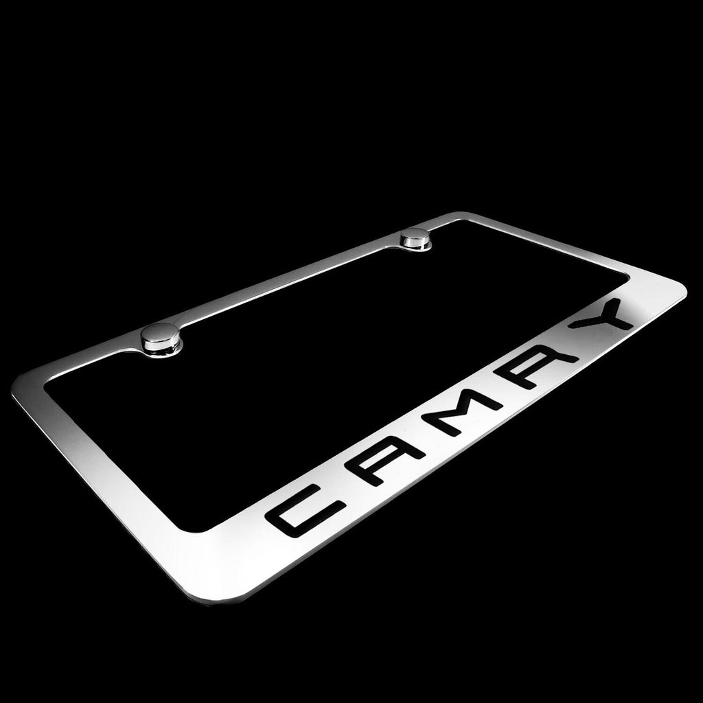 Brand New 2PCS Toyota Camry Chrome Plated Brass License Plate Frame Officially Licensed