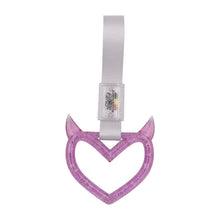 Load image into Gallery viewer, Brand New Devil Mugen Demon Heart Purple JDM TSURIKAWA Ring Subway Train Bus Handle Strap Charm Drift