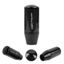 Load image into Gallery viewer, Brand New Universal MUGEN Black Carbon Fiber Manual Gear Stick Shift Knob Lever Shifter M12 M10 M8