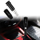 Brand New Universal Mugen Black Carbon Fiber Automatic Gear Shift Knob Shifter Lever Head