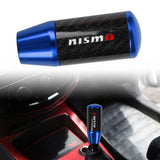 Brand New Universal Nismo Blue Carbon Fiber Manual Gear Stick Shift Knob Lever Shifter M12 M10 M8