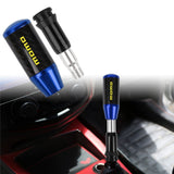 Brand New Universal Momo Blue Carbon Fiber Automatic Gear Shift Knob Shifter Lever Head