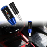 Brand New Universal Ralliart Blue Carbon Fiber Automatic Gear Shift Knob Shifter Lever Head