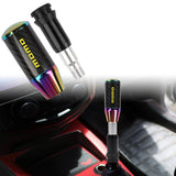 Brand New Universal Momo Neo-Chrome Carbon Fiber Automatic Gear Shift Knob Shifter Lever Head