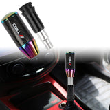 Brand New Universal TRD Neo-Chrome Carbon Fiber Automatic Gear Shift Knob Shifter Lever Head