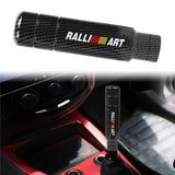 Brand New Universal Ralliart Carbon Fiber Aluminum Manual Gear Stick Shift Knob Shifter M8 M10 M12