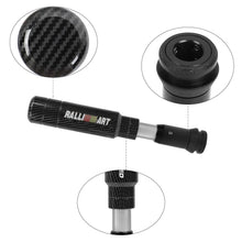 Load image into Gallery viewer, Brand New Universal Ralliart Carbon Fiber Aluminum Automatic Gear Shift Knob Shifter