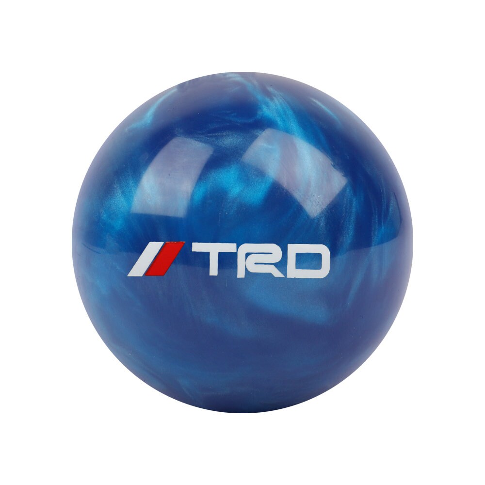 Brand New Universal TRD Pearl Blue Round Ball Shift Knob Car Gear MT Manual Shifter