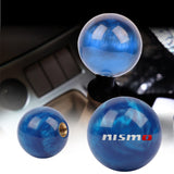 Brand New Universal Nismo Pearl Blue Round Ball Shift Knob Car Gear MT Manual Shifter