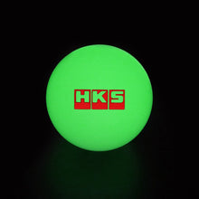 Load image into Gallery viewer, Brand New Jdm HKS Universal Glow In the Dark Green Round Ball Shift Knob M8 M10 M12 Adapter