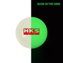 Load image into Gallery viewer, Brand New Jdm HKS Universal Glow In the Dark Green Round Ball Shift Knob M8 M10 M12 Adapter