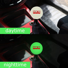 Load image into Gallery viewer, Brand New Jdm HKS Universal Glow In the Dark Green Round Ball Shift Knob M8 M10 M12 Adapter