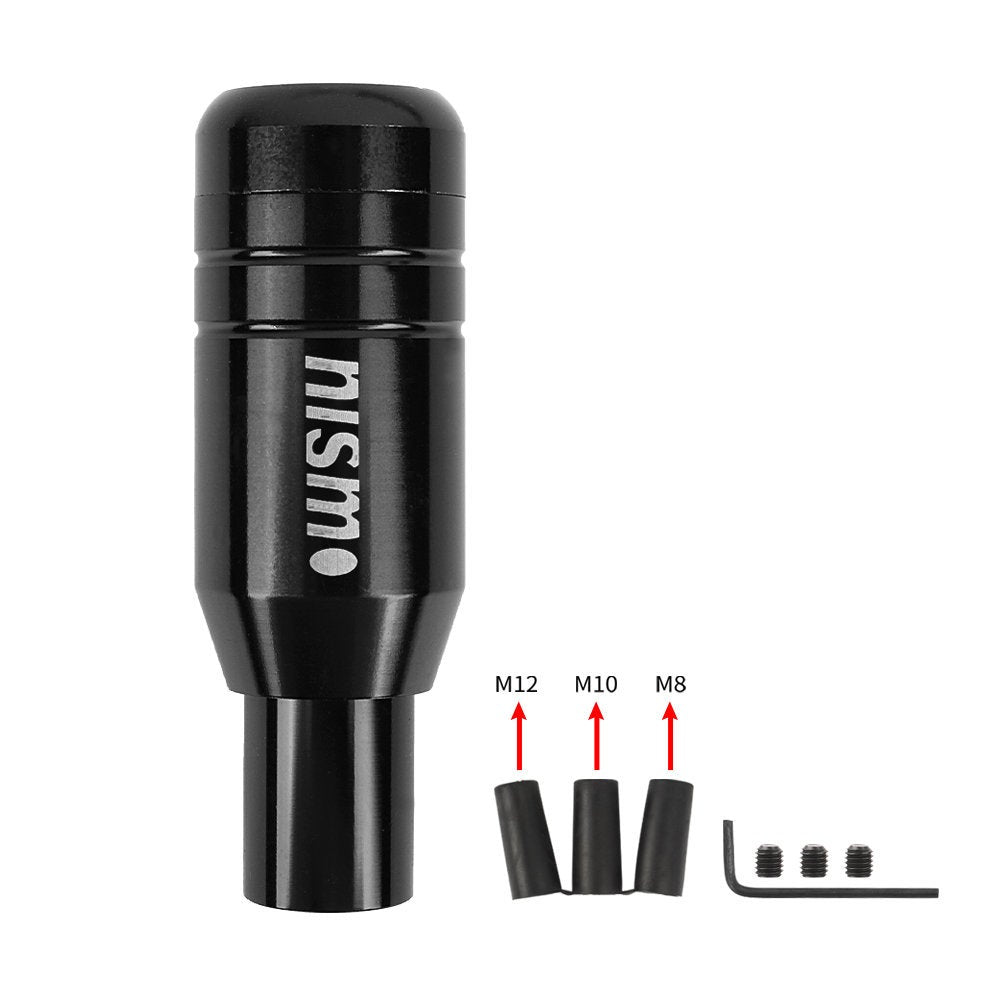 Brand New Universal JDM Nismo Aluminum Black Automatic Gear Stick Shift Knob Lever Shifter