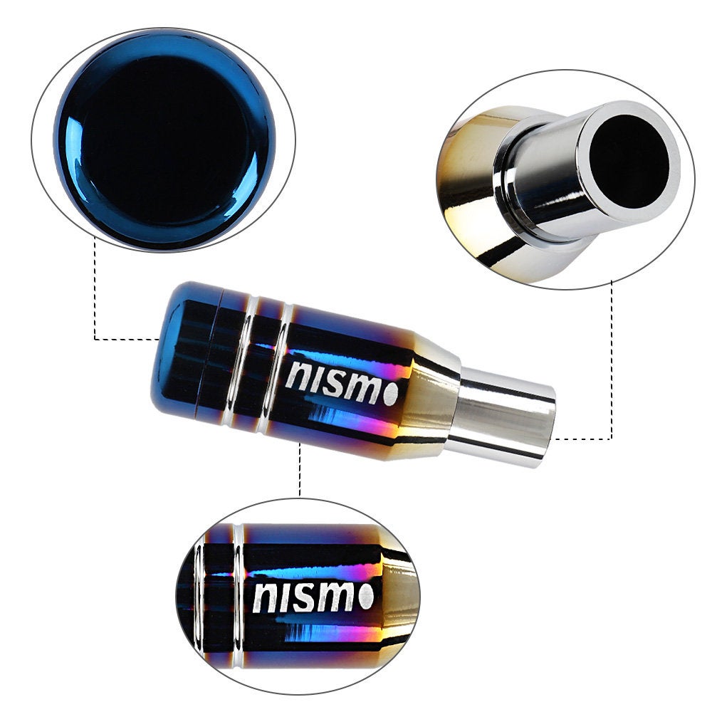 Brand New Universal JDM Nismo Aluminum Burnt Blue Automatic Gear Stick Shift Knob Lever Shifter