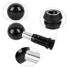 Load image into Gallery viewer, Brand New Universal Black Aluminum Round Ball Shift Knob Manual Car Racing Gear Shifter M8 M10 M12