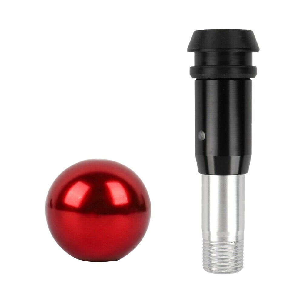 Brand New Universal Red Aluminum Round Ball Shift Knob Manual Car Racing Gear Shifter M8 M10 M12