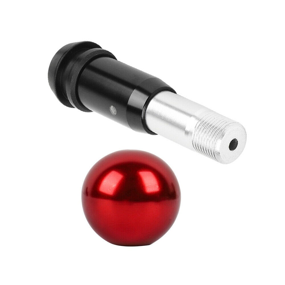 Brand New Universal Red Aluminum Round Ball Shift Knob Manual Car Racing Gear Shifter M8 M10 M12