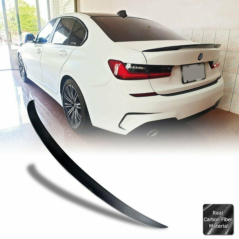 BRAND NEW 2019-2023 BMW 320i 330i M340i G20 M4 Type Real Carbon Fiber Rear Trunk Spoiler