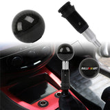 Brand New Ralliart Automatic Car Gear Shift Knob Round Ball Shape Black Real Carbon Fiber